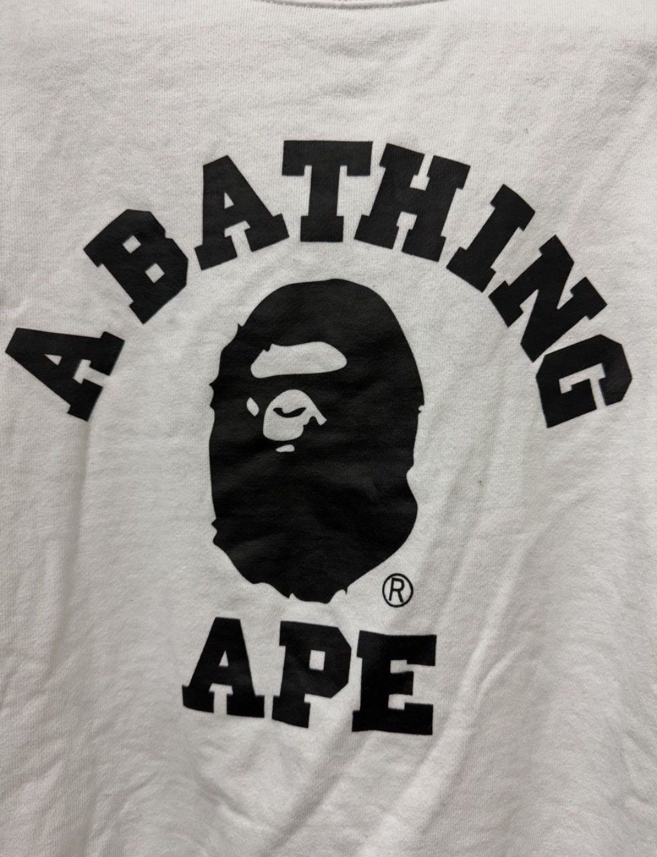 Bape Bape college crewneck Size US M / EU 48-50 / 2 - 2 Thumbnail