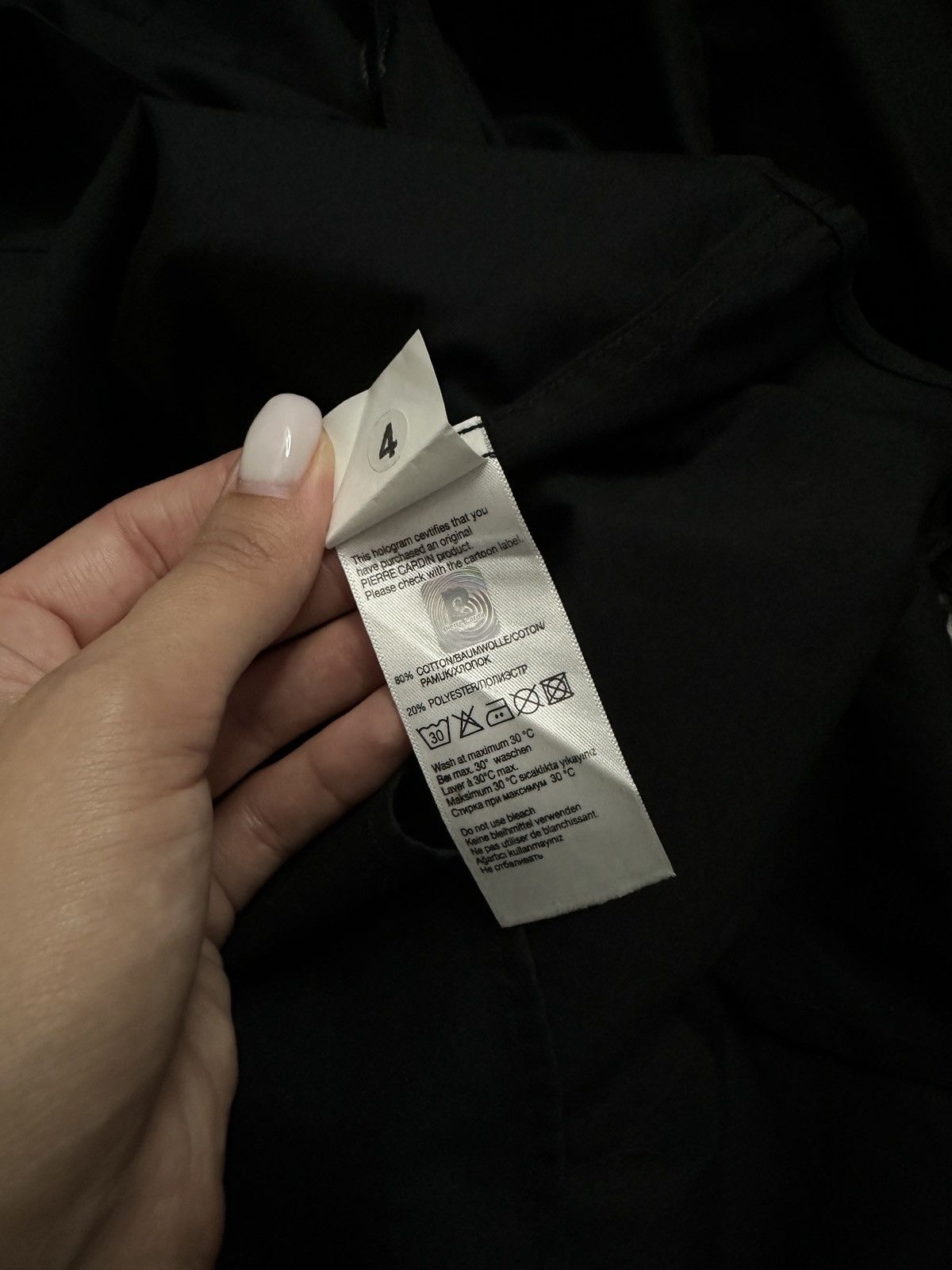 Pierre Cardin Pier Cardin new shirt black basic Size US M / EU 48-50 / 2 - 9 Thumbnail