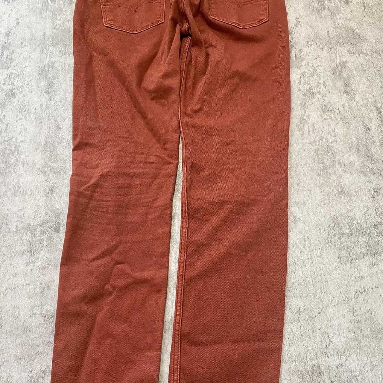 Levi's Levi's orange denim straight leg jeans #denim Size US 34 / EU 50 - 2 Thumbnail