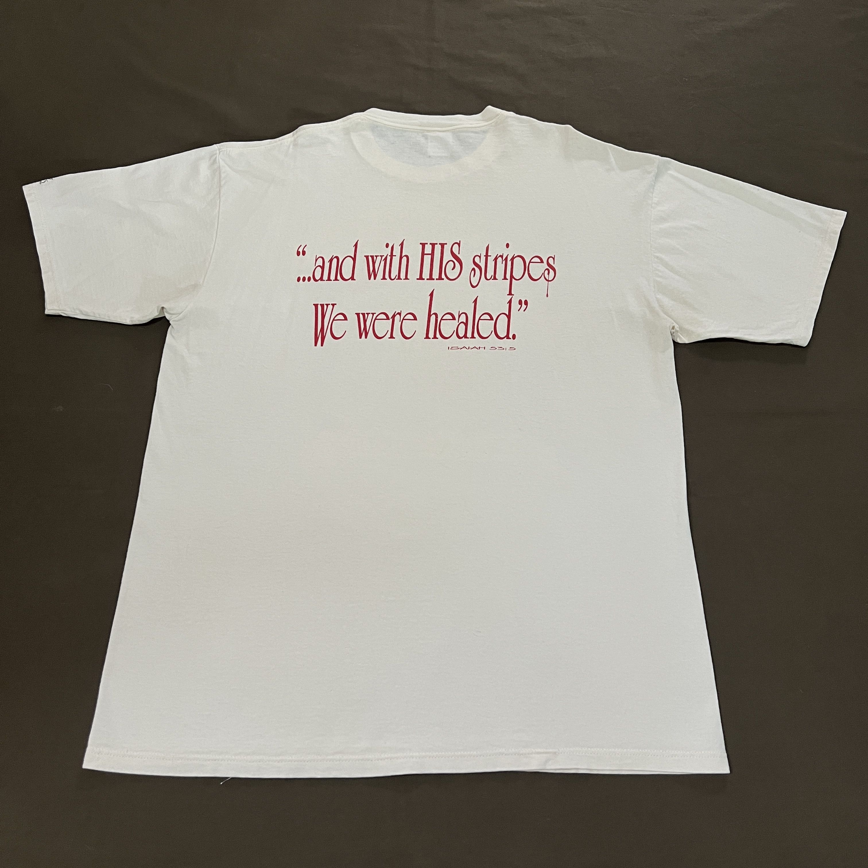 Vintage Vintage 90s Before You Turn Your Back On Jesus God Tee XL Size US XL / EU 56 / 4 - 8 Thumbnail