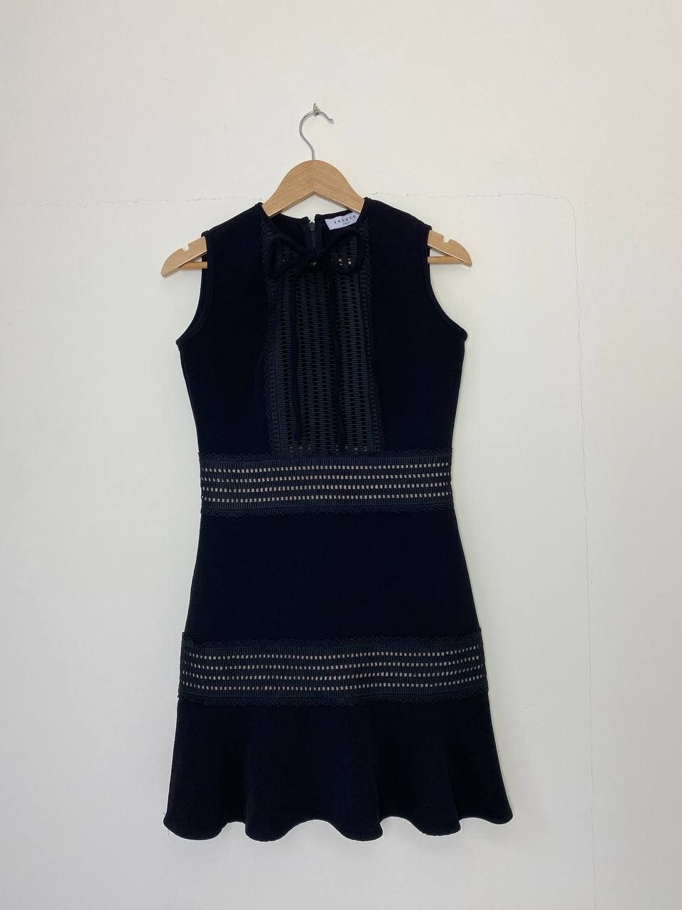 Sandro Sandro Paris Emelie Lace-Band Midi Dress Size S / US 4 / IT 40 - 1 Thumbnail