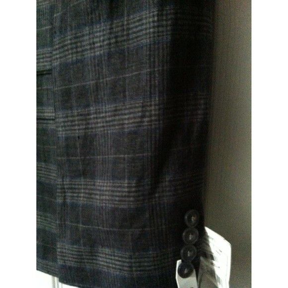Calvin Klein CALVIN KLEIN MEN'S NEW GRAY 100%LINEN COAT BLAZER SIZE: 40R Size 40R - 3 Thumbnail