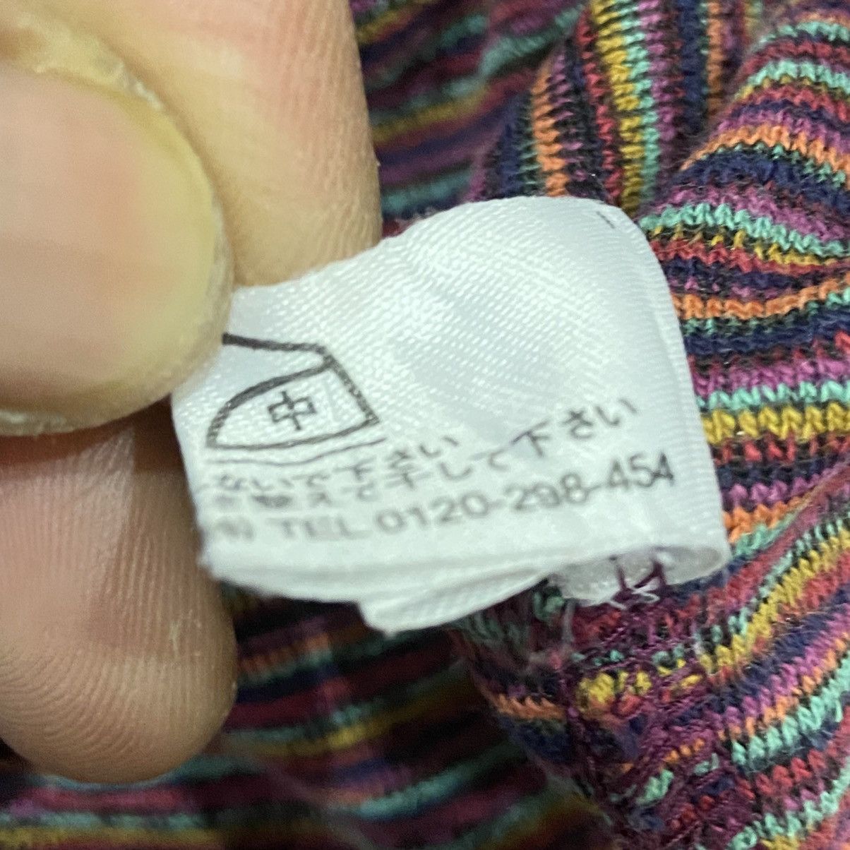 Missoni Vintage 90s Missoni Terry Cloth Long Sleeve Knit Crewneck Size US M / EU 48-50 / 2 - 8 Thumbnail
