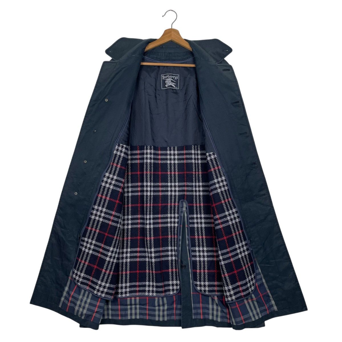 Burberry Vtg Burberrys Wool Trenchcoat Size US M / EU 48-50 / 2 - 12 Thumbnail