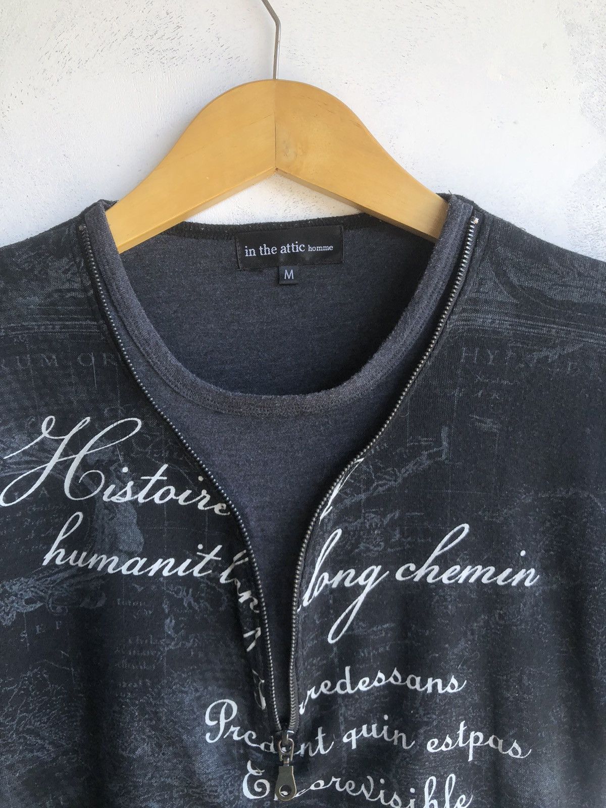 Japanese Brand Japan Gothic Poem Double Layer Zipp In The Attic Tshirt Tee Size US M / EU 48-50 / 2 - 7 Thumbnail