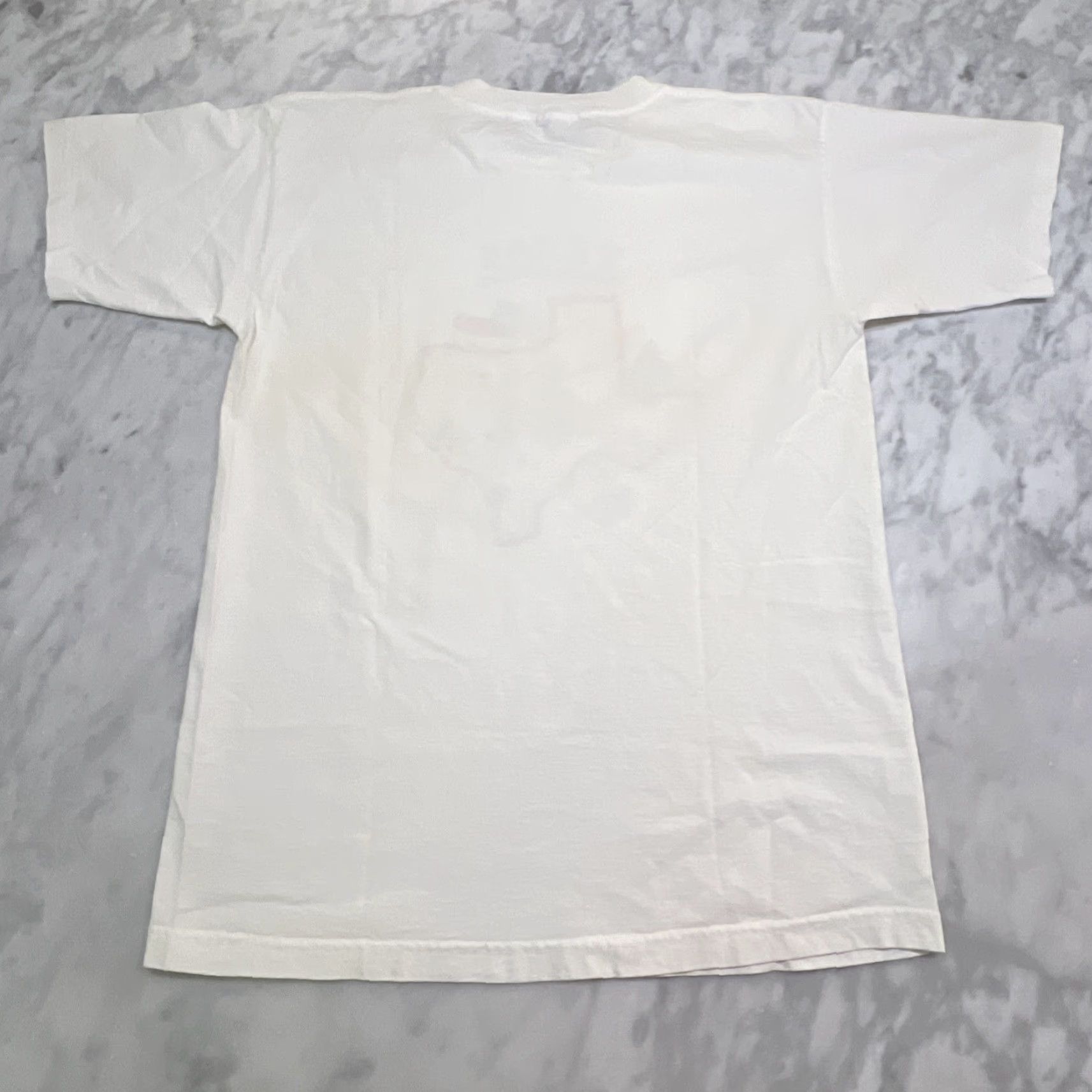 Vintage VINTAGE Texas Lone Star State Shirt Men Large Short Sleeve Graphic Tee 1990s White Cotton Sportswear/Beach Mens Size US L / EU 52-54 / 3 - 4 Thumbnail