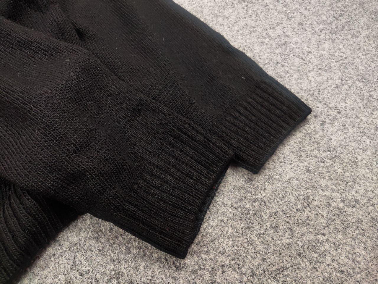 Lacoste Vintage 90's Lacoste All Black Logo Textured Sweater Jumper Size US M / EU 48-50 / 2 - 9 Thumbnail