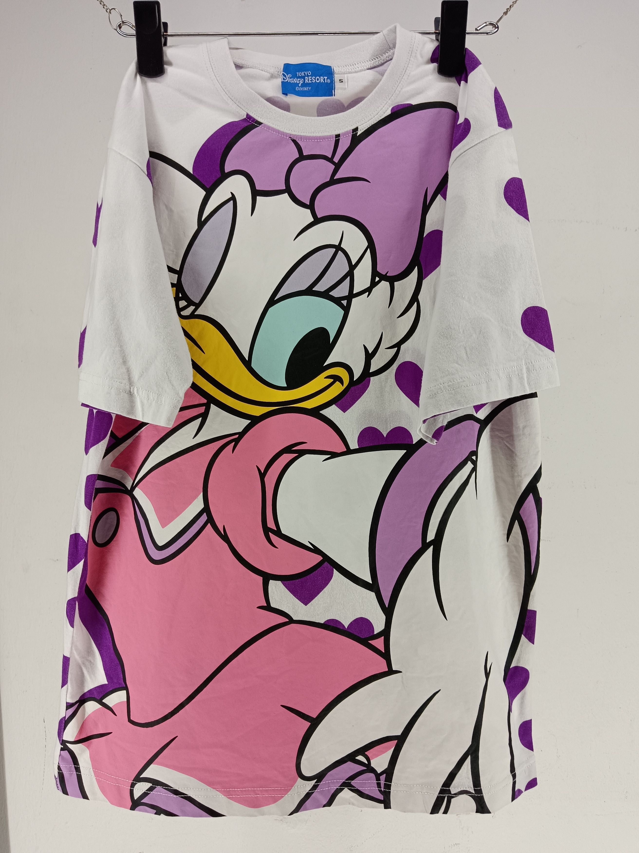Disney × Vintage Lot Minnie Mouse Daisy Duck Full Print All Over Print Shirt Size S / US 4 / IT 40 - 3 Thumbnail