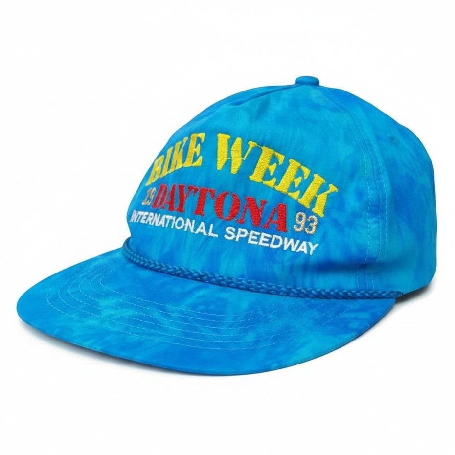 Daytona Vintage 90s Daytona Bike Week 1993 Motorcycle Snapback 1993 Size ONE SIZE - 1 Thumbnail