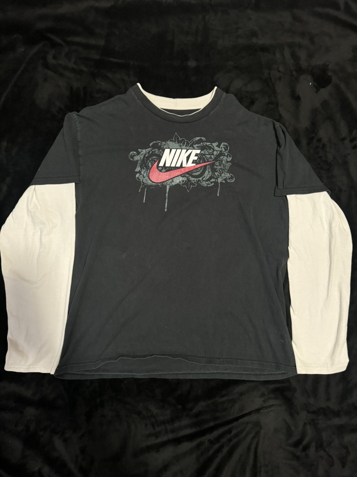 Nike vintage long sleeve nike Size US L / EU 52-54 / 3 - 1 Thumbnail