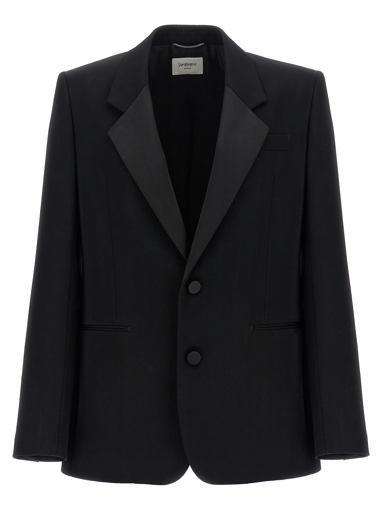 Saint Laurent Paris 'Smoking' blazer Size US L / EU 52-54 / 3 - 1 Thumbnail