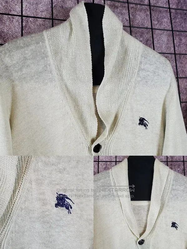 Burberry Burberry Men's Spring Autumn Beige Cardigan. Size US M / EU 48-50 / 2 - 3 Thumbnail