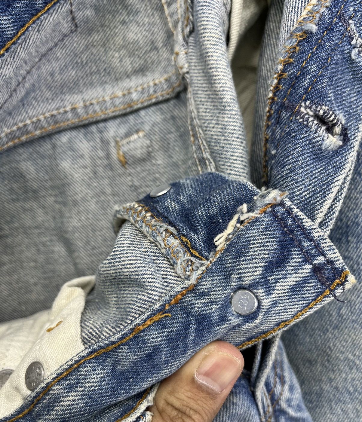 Levi's Vintage 90s Levi's 501 Rare Jeans Denim Pants Size US 30 / EU 46 - 10 Thumbnail