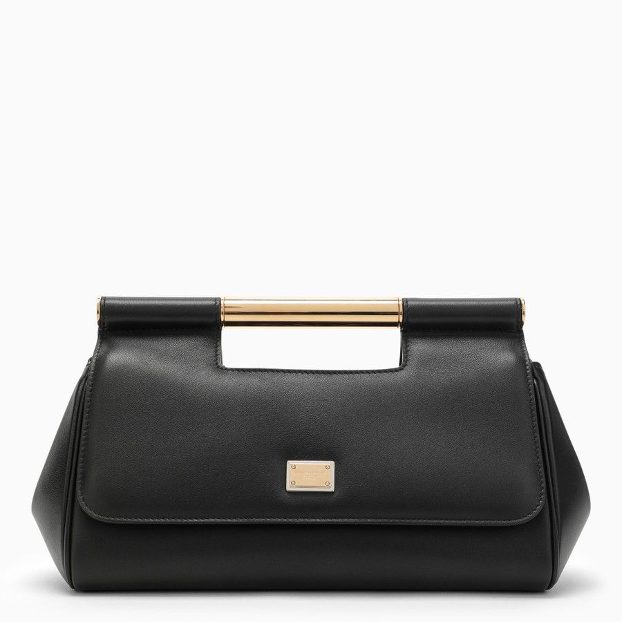 Dolce & Gabbana o1d2blof0824 Size : OS / Medium Handbag in Black Size ONE SIZE - 1 Thumbnail