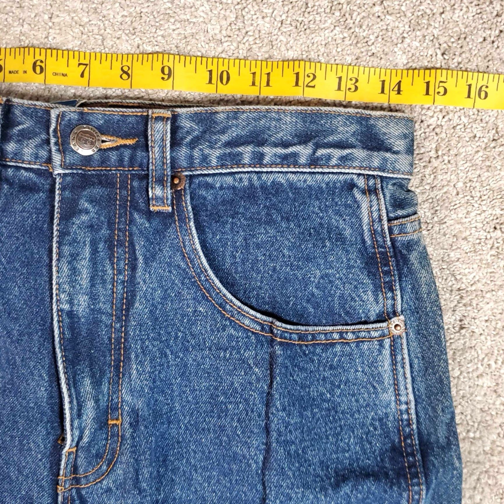 Route 66 VINTAGE VTG 90s Y2K Route 66 Jeans K MART TAG 100% Cotton 28 X 29 Rare Dead Stock Size US 28 / EU 44 - 5 Thumbnail