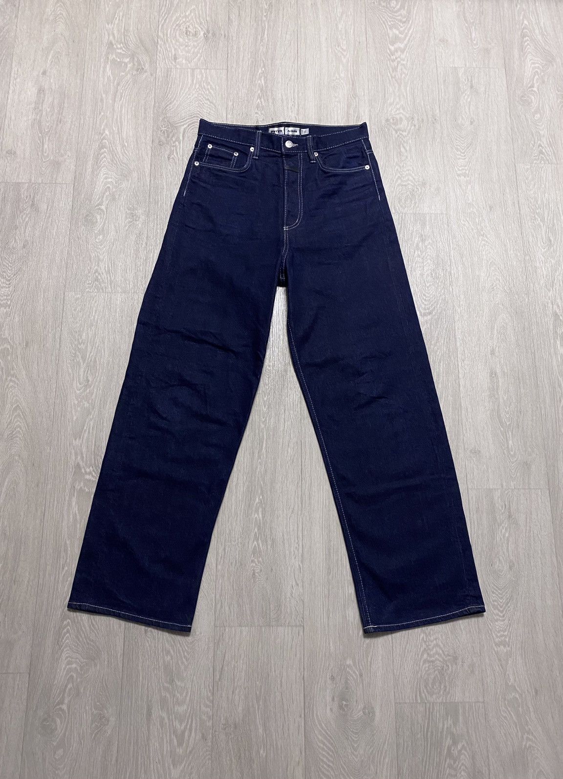 Eytys Unisex Eytys H&M Red Selvedge Navy Cotton Heavy Denim Jeans Size US 28 / EU 44 - 4 Thumbnail