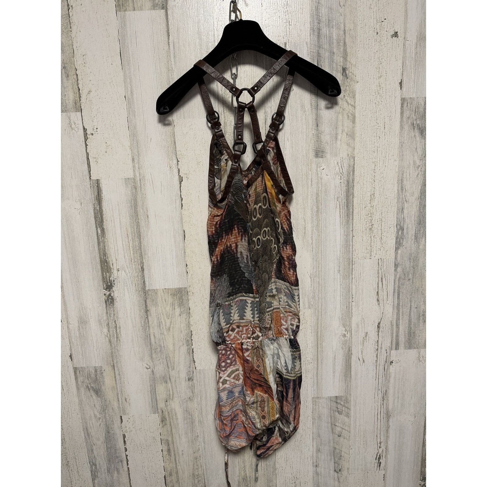 Allsaints All Saints Play suits 100% Silk and Leather Size 8 Size 30" / US 8 / IT 44 - 9 Thumbnail