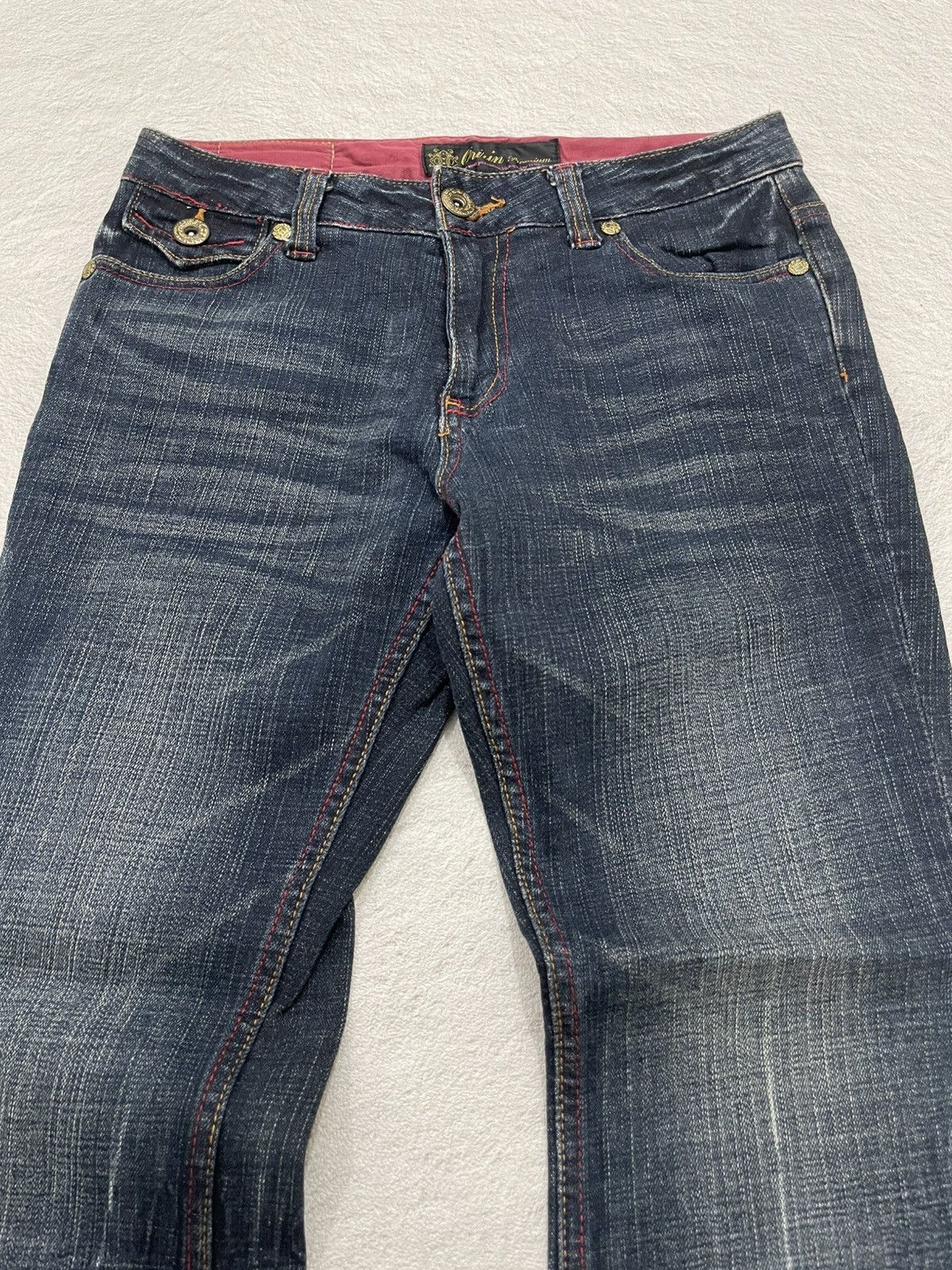 Japanese Brand 2000s Diesel Flared Denim Wash Jeans Bootcut Rare Y2K if6was Size 28" / US 6 / IT 42 - 3 Thumbnail