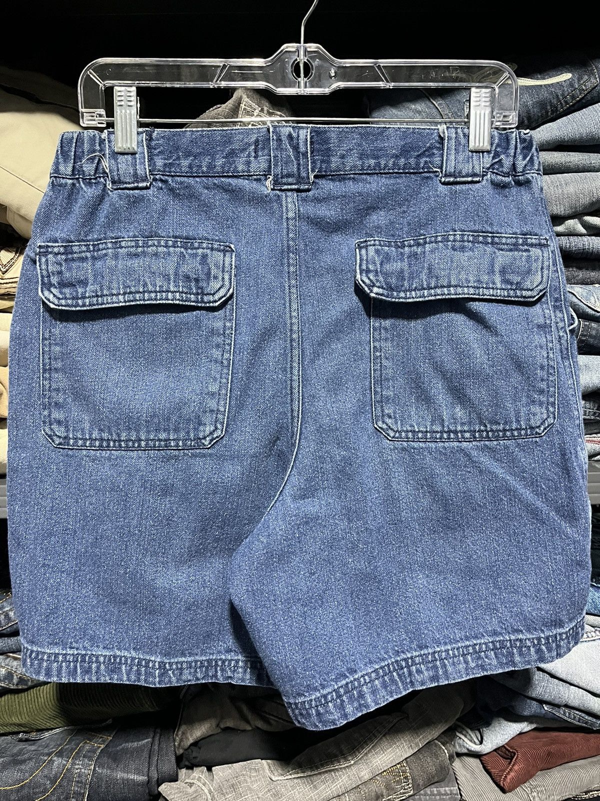 Carhartt × Vintage Crazy Y2K Carhartt Style Cargo Jorts Utility Skater Shorts Size US 31 - 5 Thumbnail