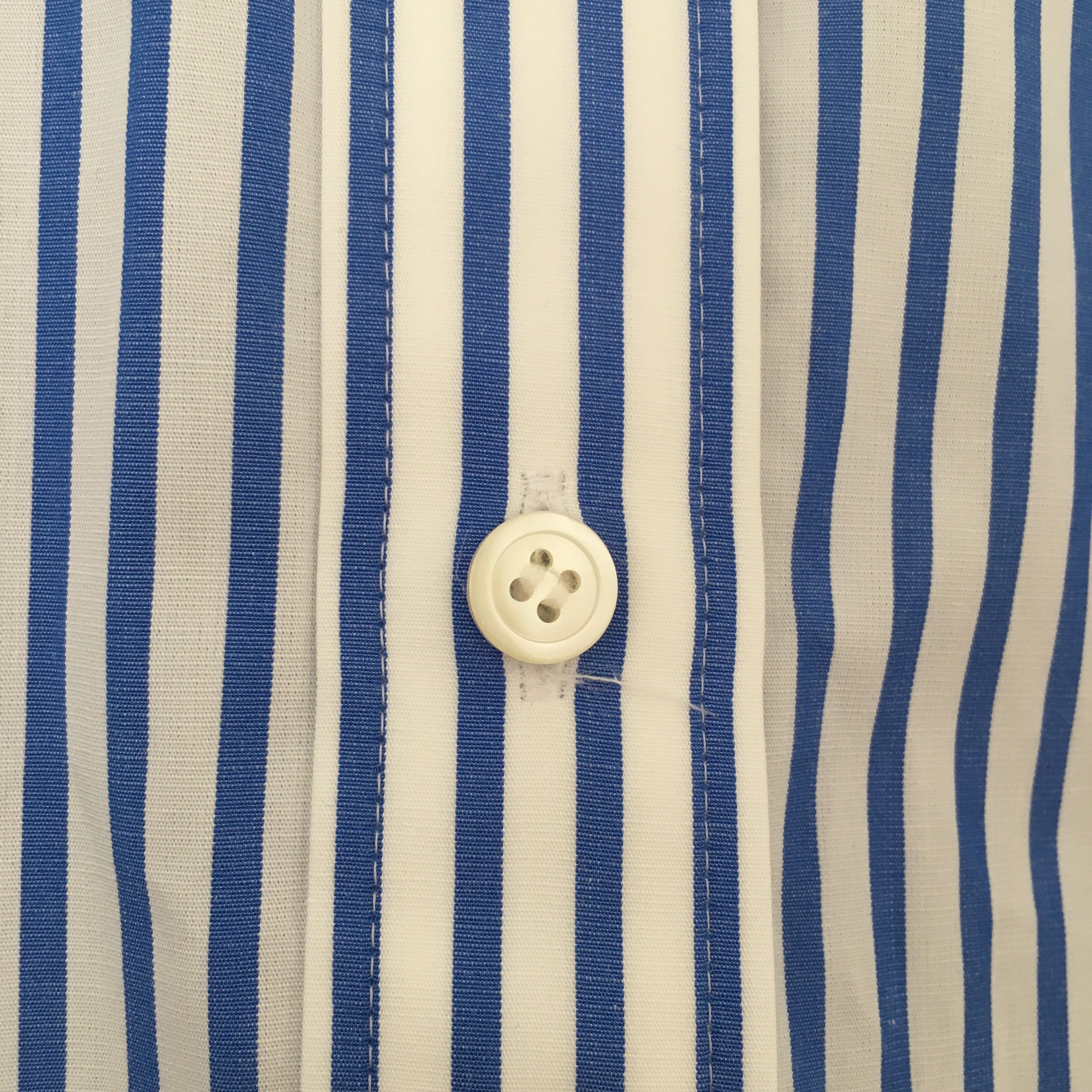 Sacai Women’s White / Blue Strips L/S Shirt Size S / US 4 / IT 40 - 3 Thumbnail