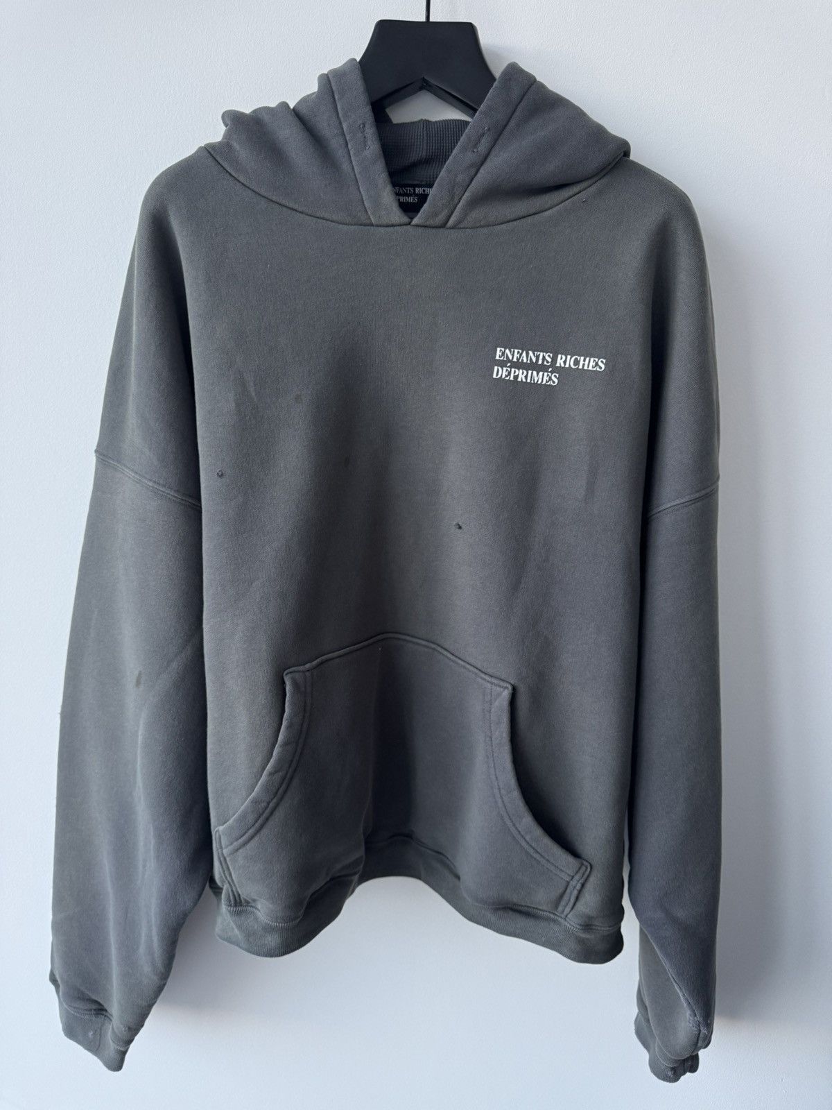Enfants Riches Deprimes ENFANTS RICHES DEPRIMES DISTRESSED THERMAL LINED HOODIE Size US M / EU 48-50 / 2 - 1 Thumbnail