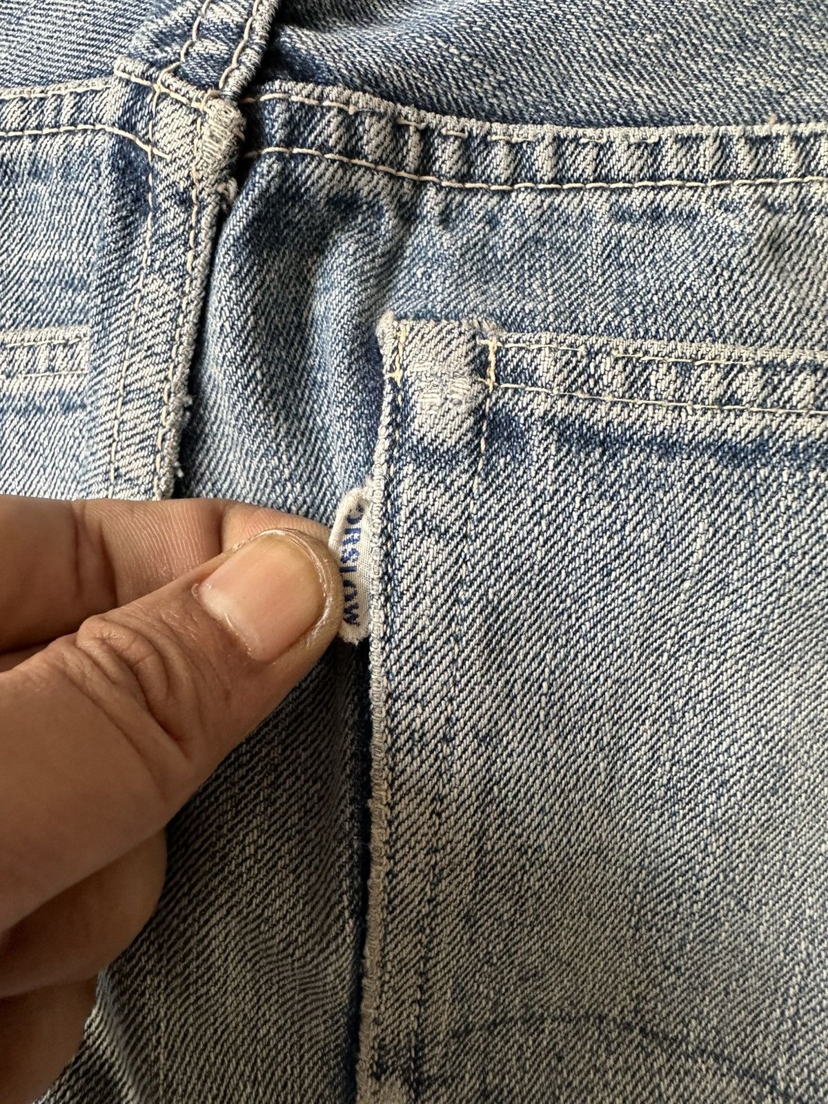 Orslow Orslow Japan Selvedge Faded Blue Denim Size US 30 / EU 46 - 14 Thumbnail