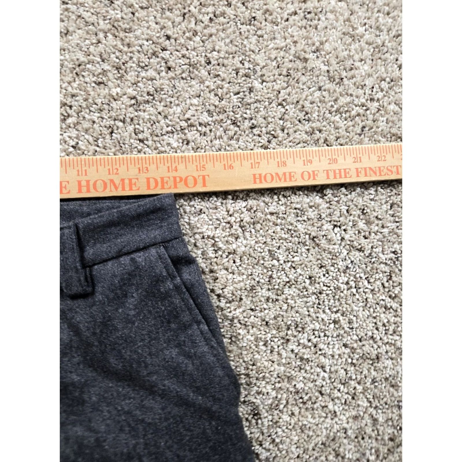 Gap VINTAGE Gap Chino Pants Womens 4 Gray Wool Blend Cargo Lined Flare Leg 30in Inseam 29in Waist Size 27" / US 4 / IT 40 - 5 Thumbnail