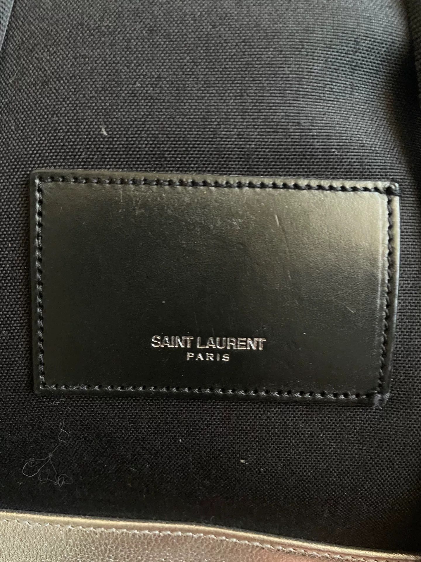 Saint Laurent Paris saint laurent silver leather star backpack. Size ONE SIZE - 5 Thumbnail