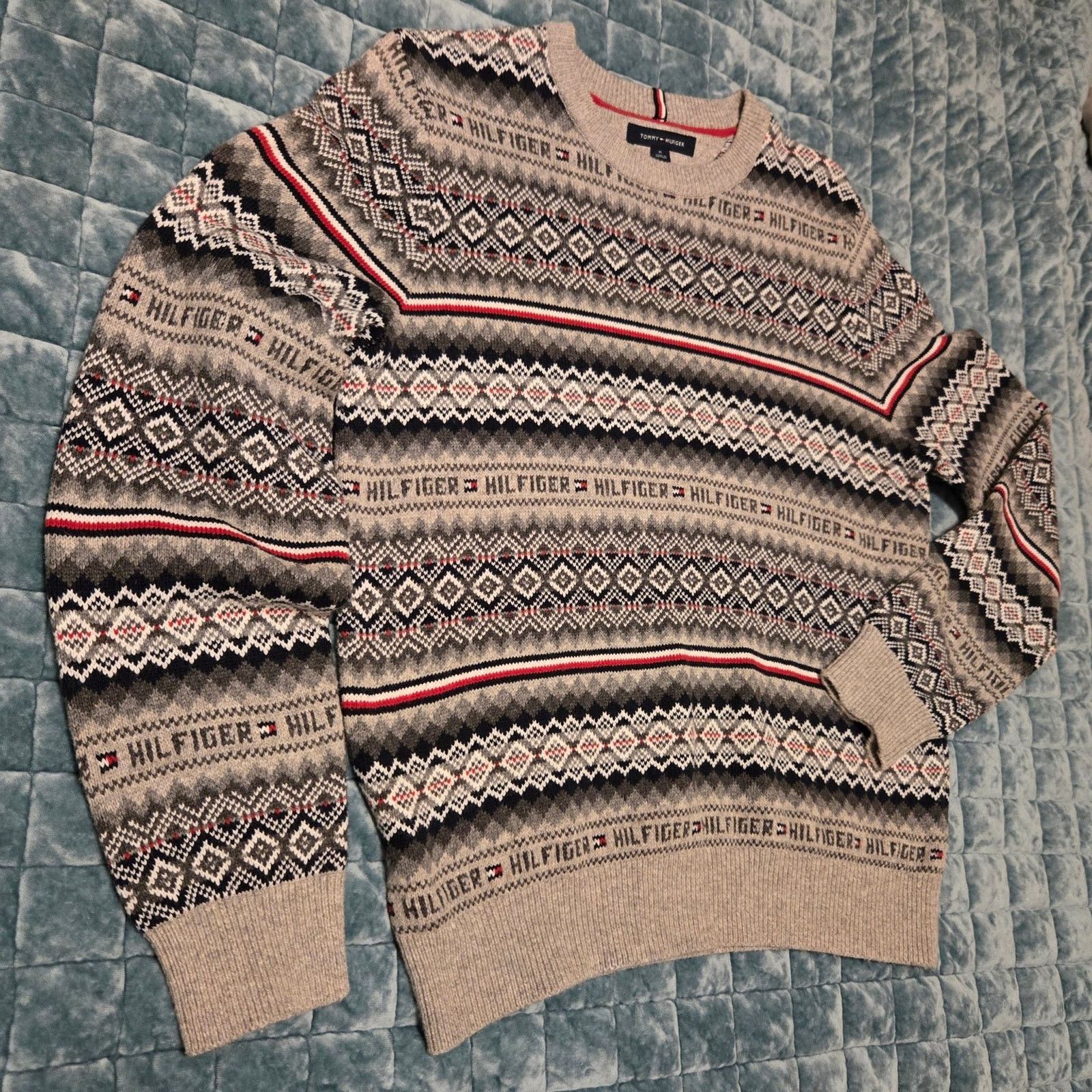 Tommy Hilfiger Tommy Hilfiger Men's Flynn Fair Isle Sweater Size US M / EU 48-50 / 2 - 3 Thumbnail