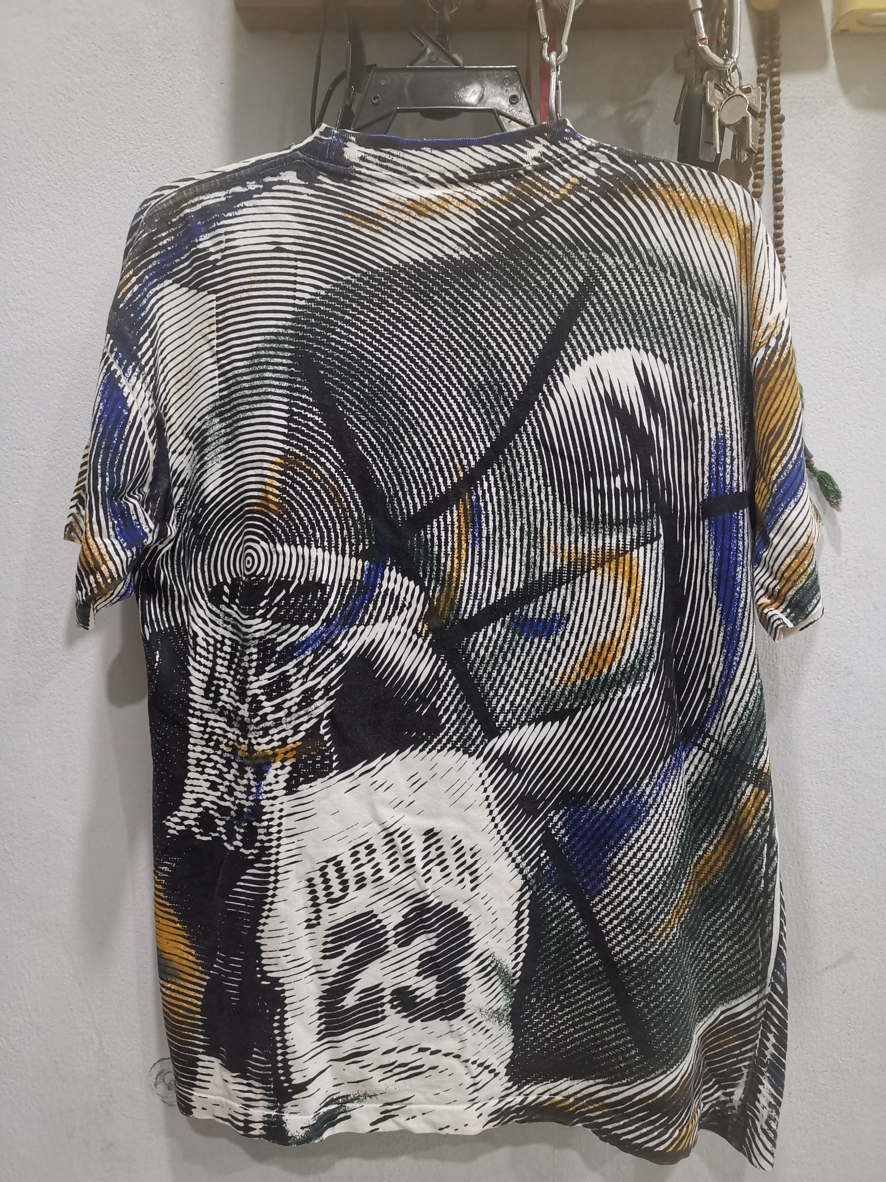 Nike VTG RARE 90s NIKE FLYING JORDAN ALL OVER PRINT GREY TAG Size US M / EU 48-50 / 2 - 9 Thumbnail