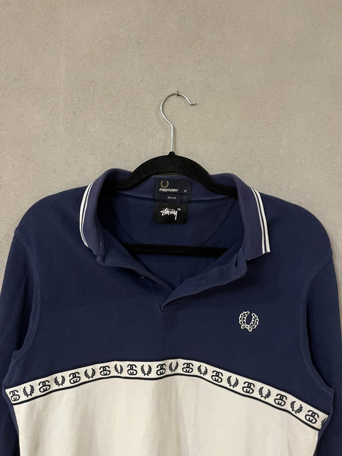 Fred Perry × Stussy Fred perry x Stussy vintage rare longsleve polo Size US M / EU 48-50 / 2 - 4 Thumbnail