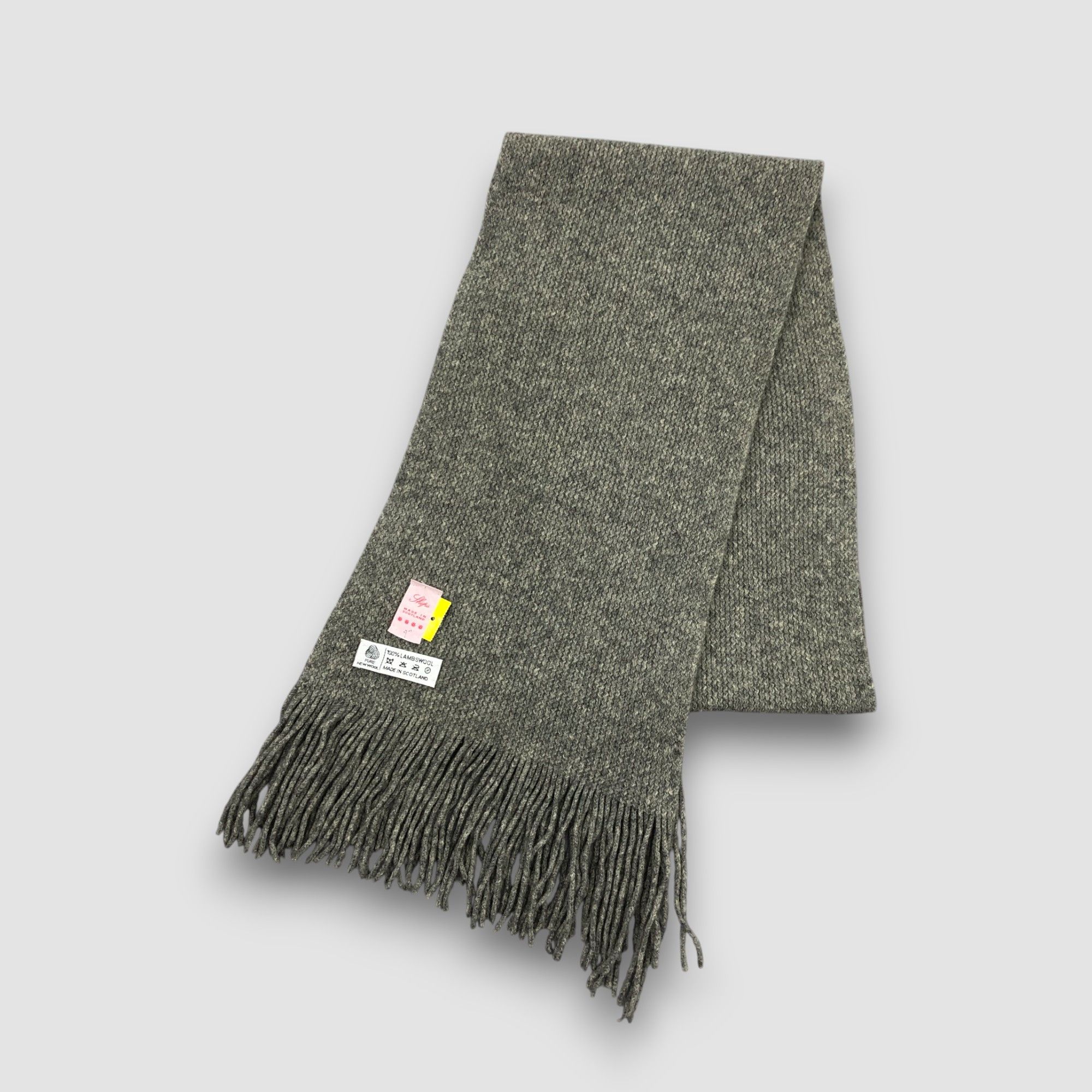 SHIPS Vintage Ships Scarf Muffler Knit Wool Fringe Winter Scarves Size ONE SIZE - 2 Thumbnail