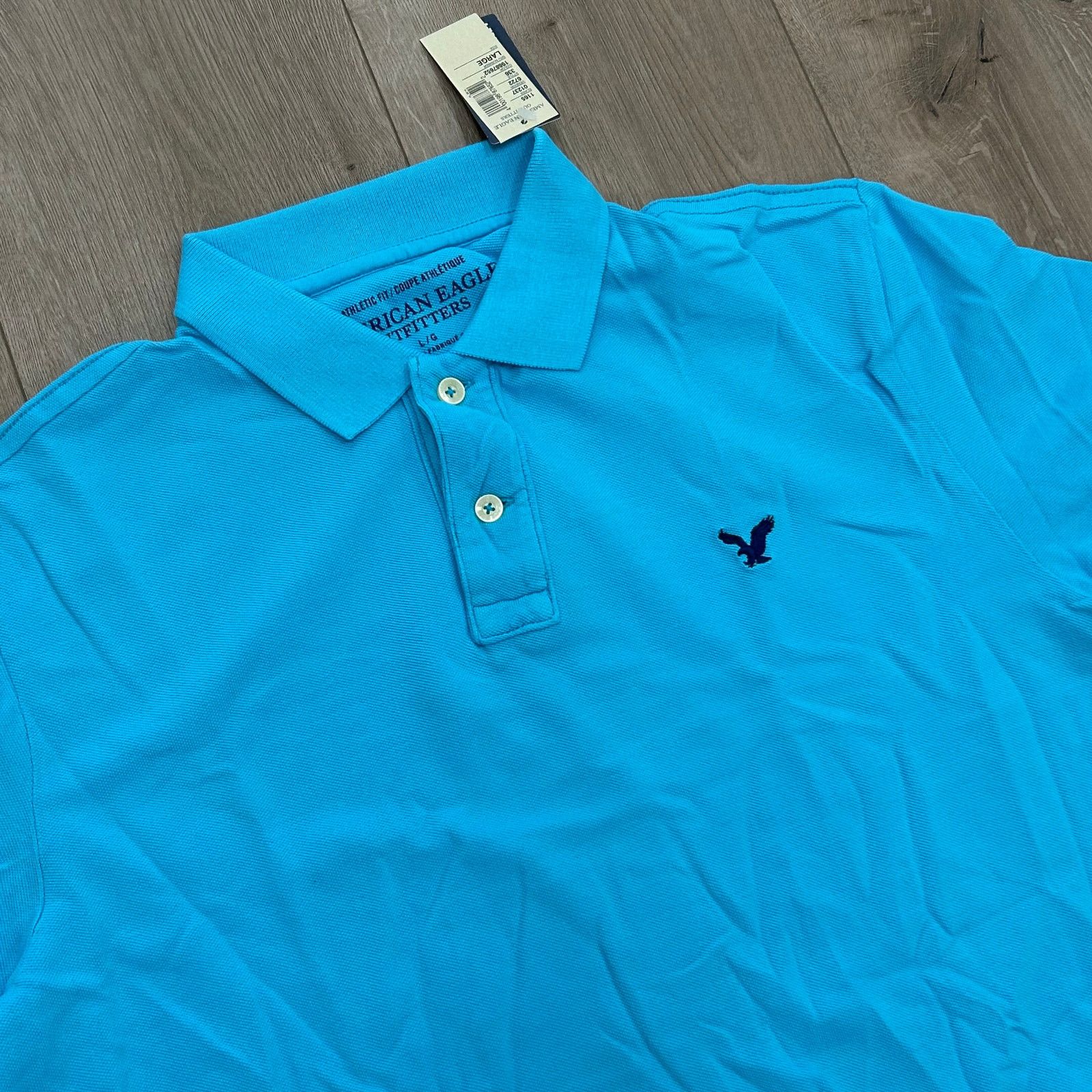 American Eagle Outfitters New American Eagle Outfitters blue polo shirt size Large Size US L / EU 52-54 / 3 - 2 Thumbnail