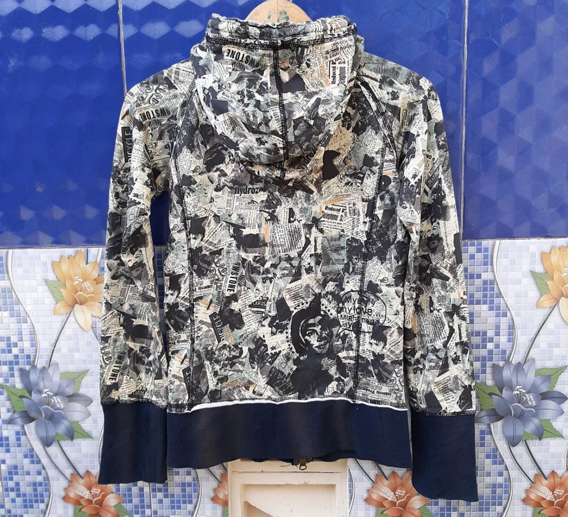 Japanese Brand 2000s Glad News Hysteric If Six Poem Print Zip y2k Lgb Size US S / EU 44-46 / 1 - 3 Thumbnail