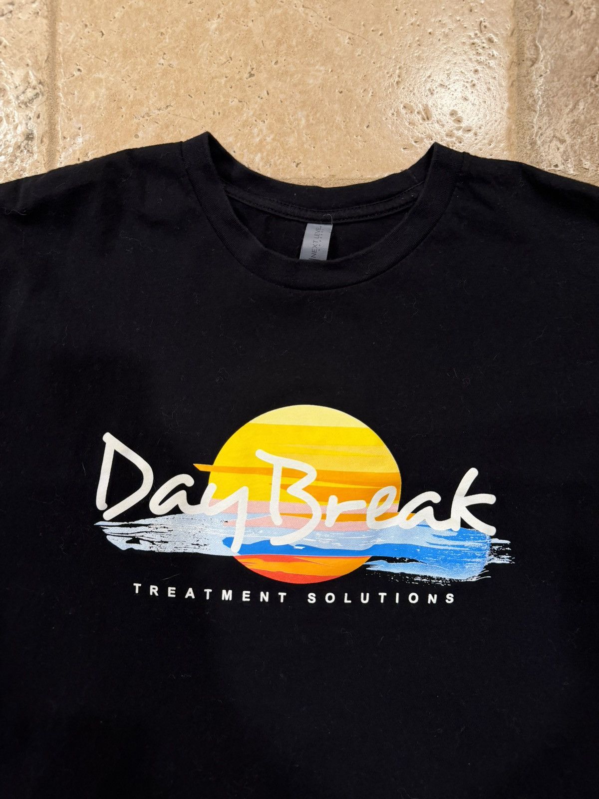 Next Level Apparel Next Level Appearl “Day Break” Treatment Solutions Black Tee Size US L / EU 52-54 / 3 - 5 Thumbnail