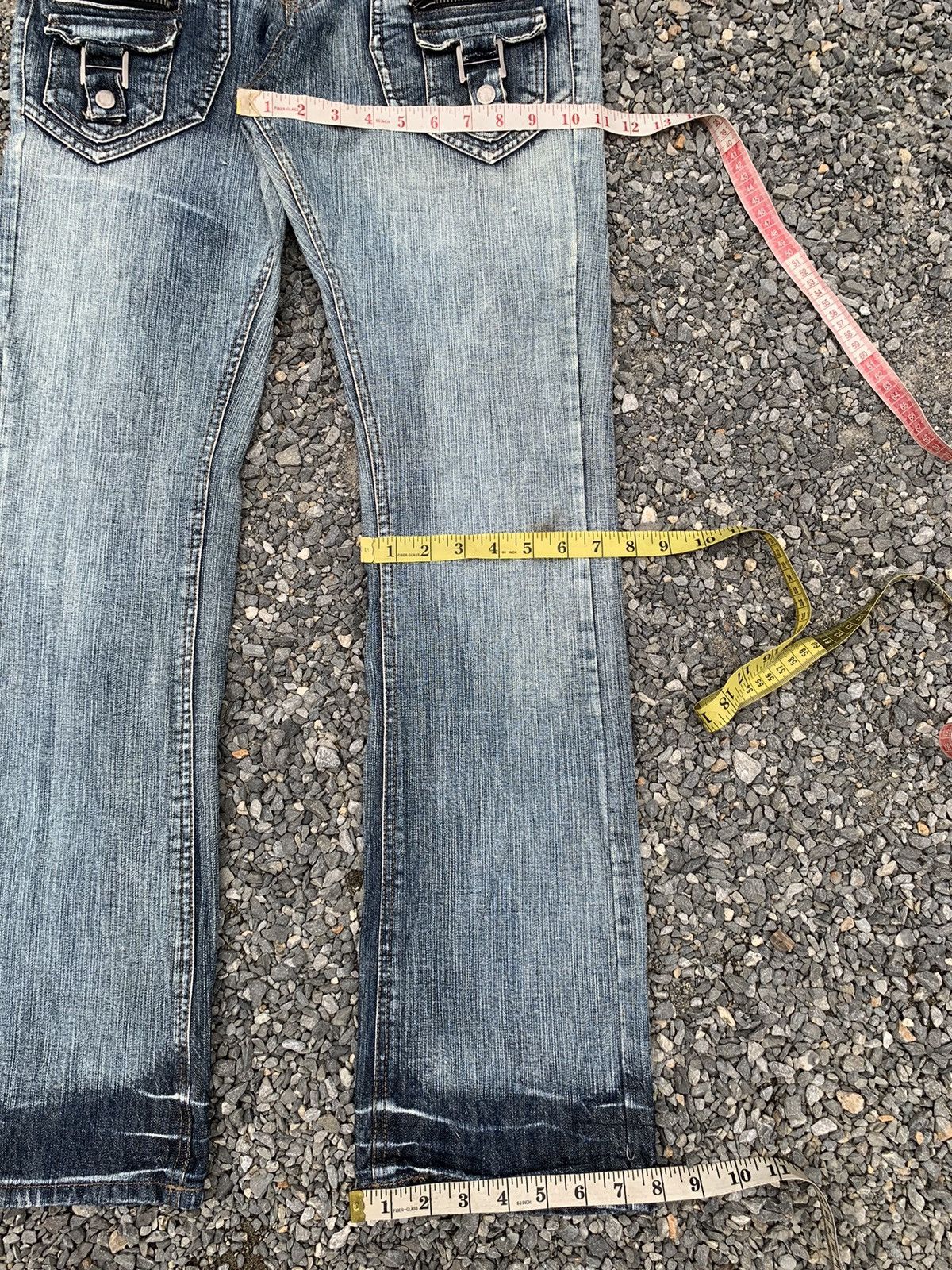 Tornado Mart FLARE IN THE ATTIC PUNK STYLE JAPANESE DISTRESSED DENIM Size US 32 / EU 48 - 17 Thumbnail