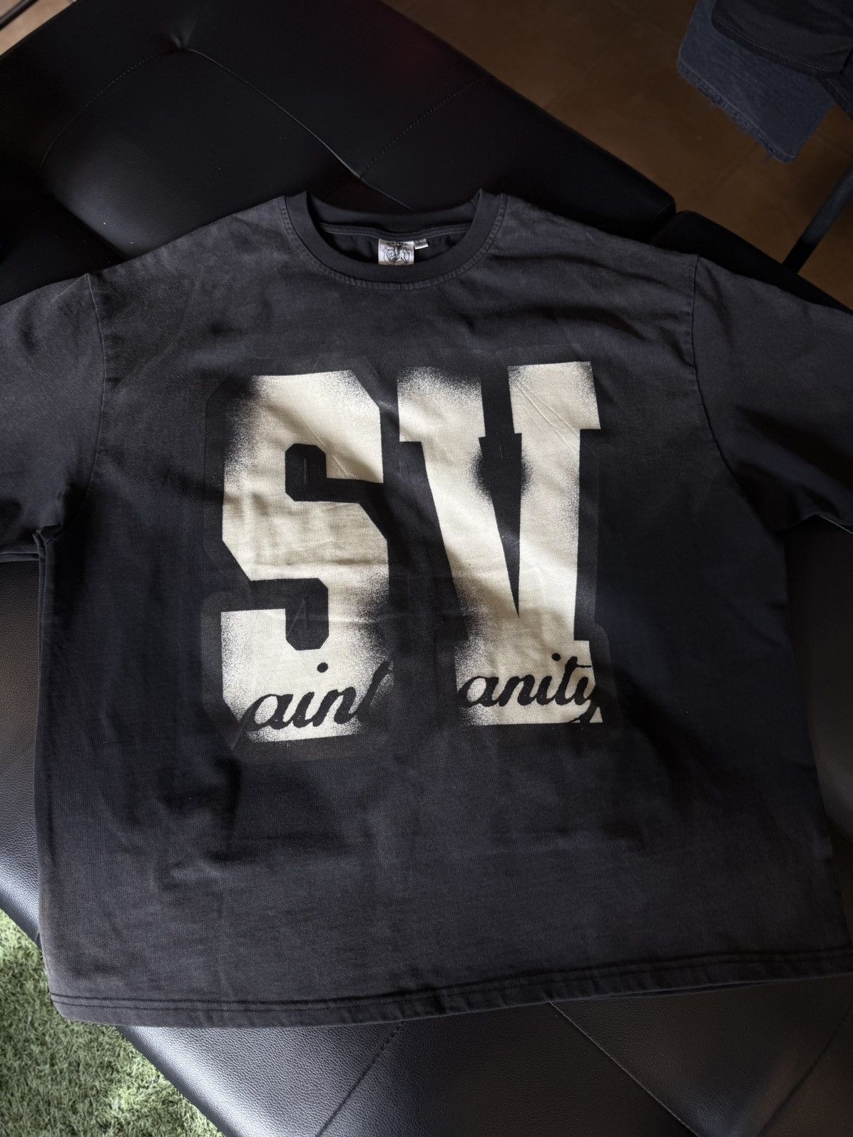 Saint Vanity Saint Vanity UNRELEASED Tee Shirt Logo Black Size XL (NEW) Size US XL / EU 56 / 4 - 5 Thumbnail