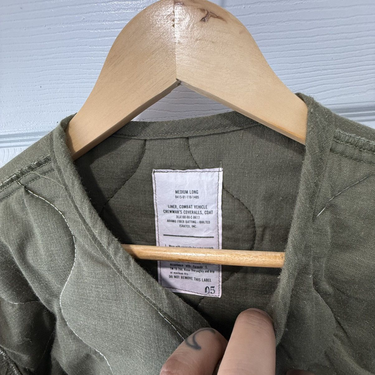 Vintage Vtg 80s Army Combat Liner Size US M / EU 48-50 / 2 - 5 Thumbnail
