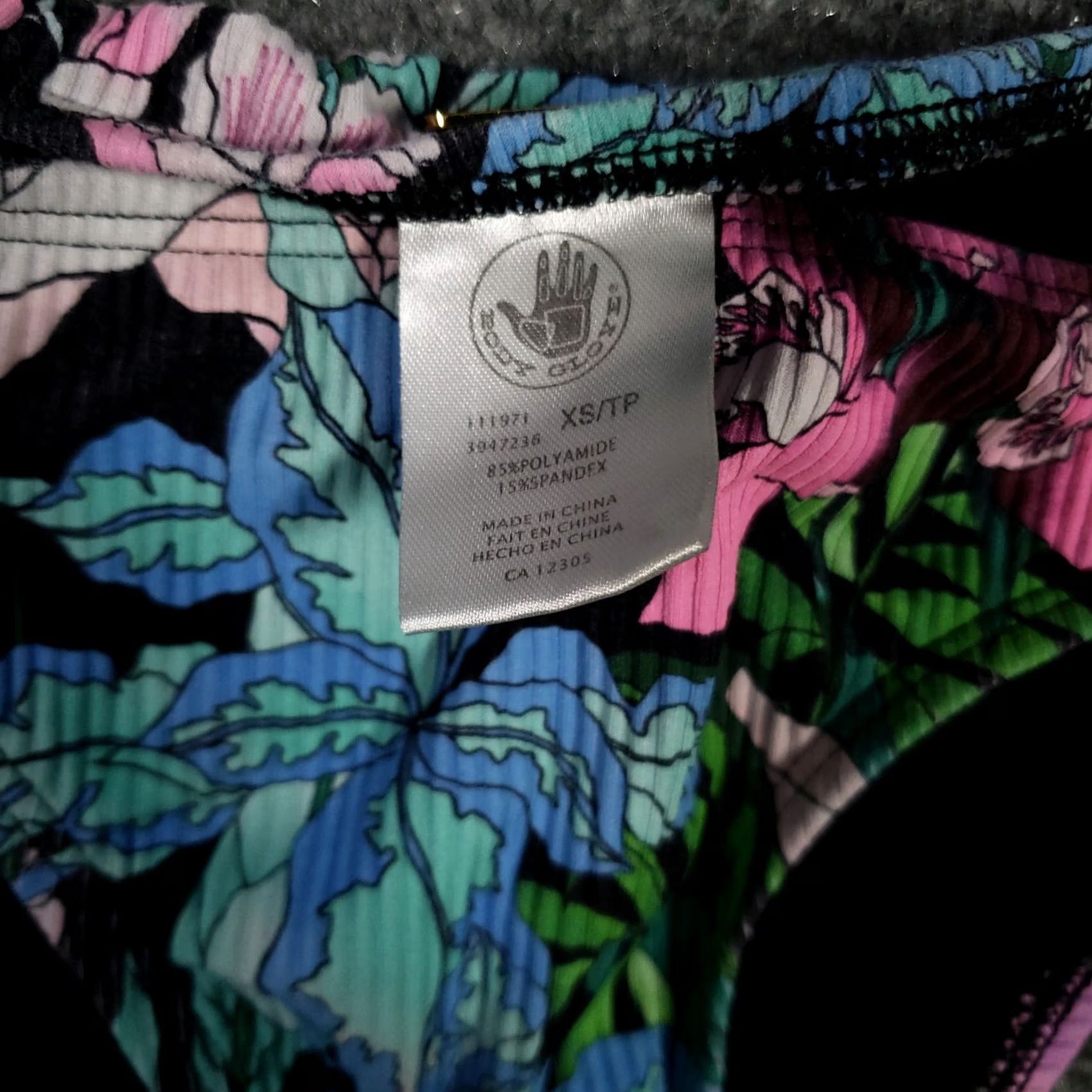 Body Glove Body Glove Bikini Womens XS Black Floral Tropical Swim Bottom Size 26" / US 2 / IT 38 - 5 Thumbnail