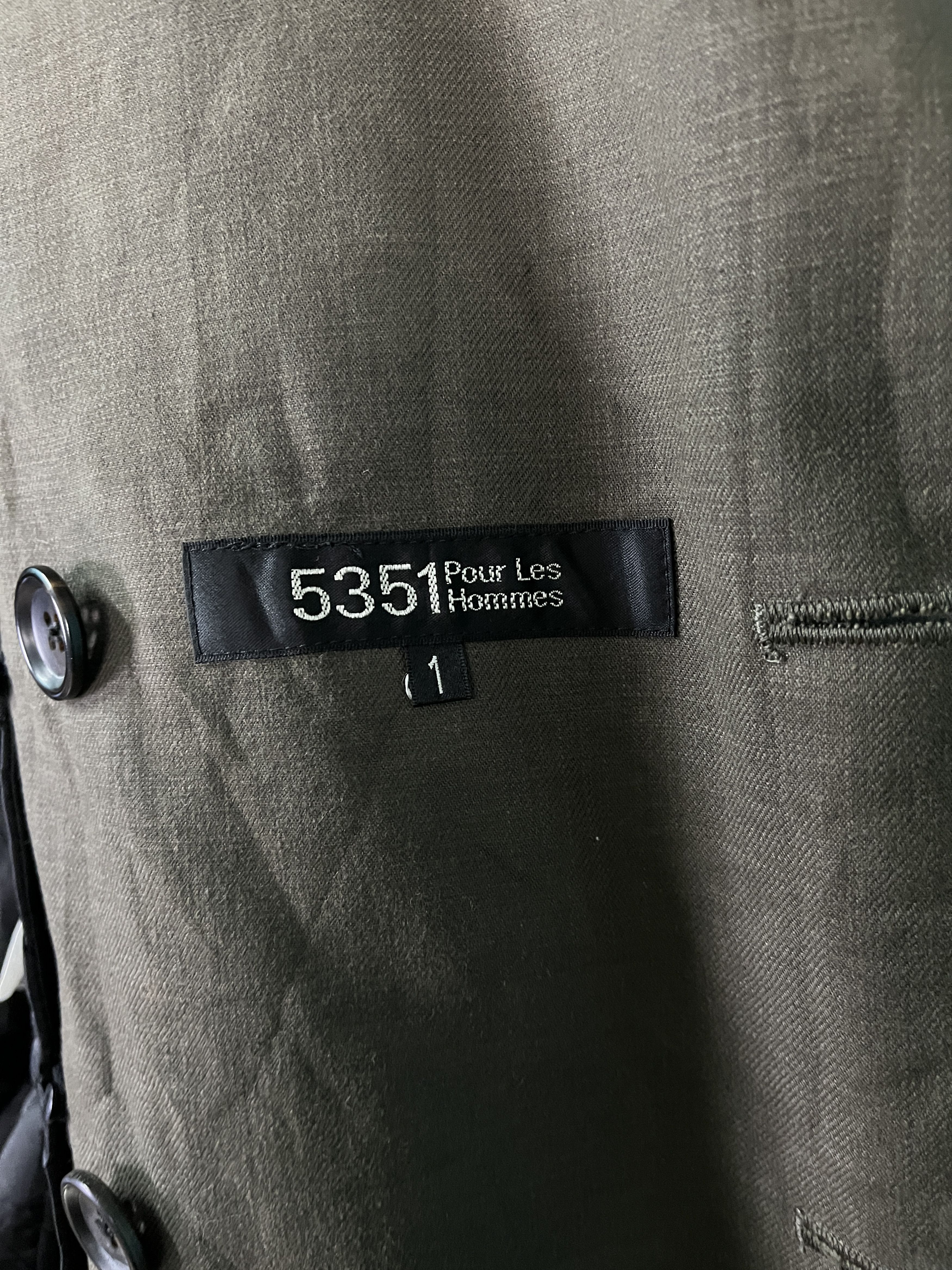 5351 POUR LES HOMMES 5351 Pour Les Hommes Trench Coat Leather Applied Size US S / EU 44-46 / 1 - 15 Thumbnail