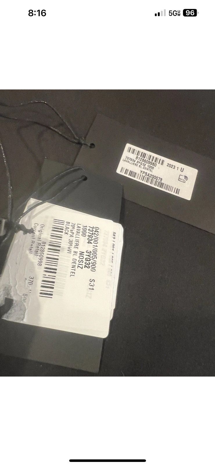Saint Laurent Paris Saint Laurent tie. Size ONE SIZE - 8 Thumbnail