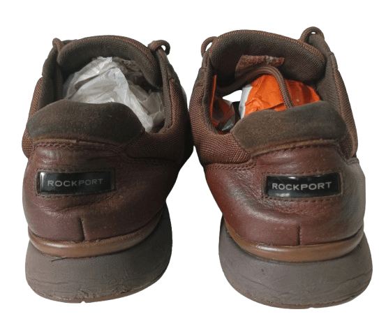 Leather × Rockport Rockport Works Men's Primetime Casuals Work Brown Steel Toe Size US 11 / EU 44 - 7 Thumbnail