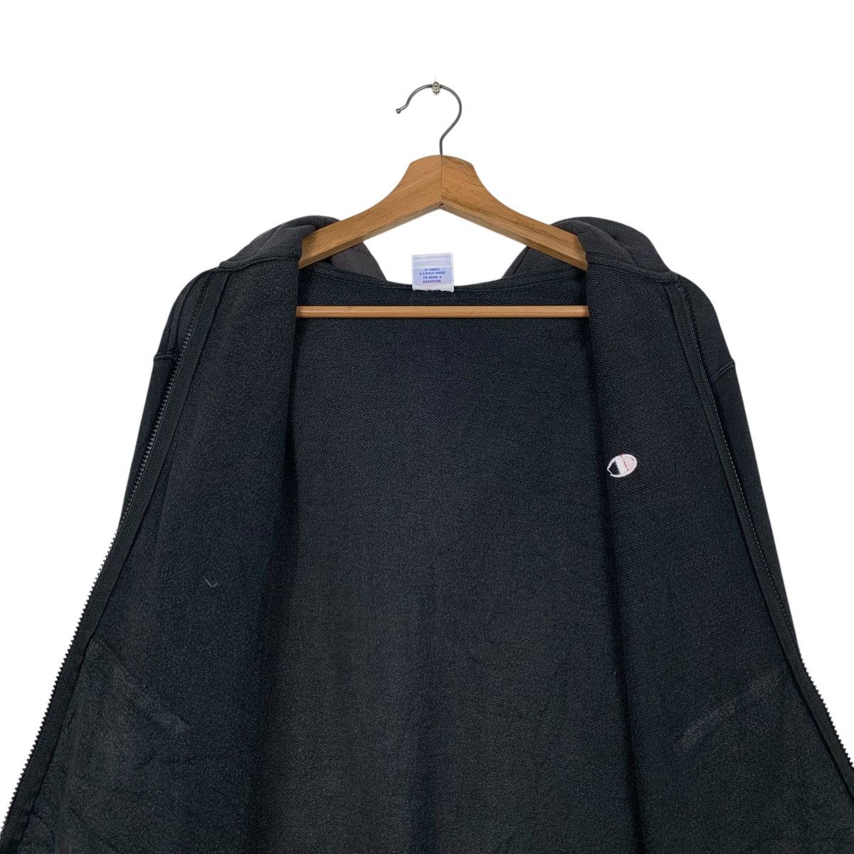 Champion Y2k Vintage CHAMPION Zipper Hoodie Sweatshirt #2664-C119 Size L / US 10 / IT 46 - 12 Thumbnail