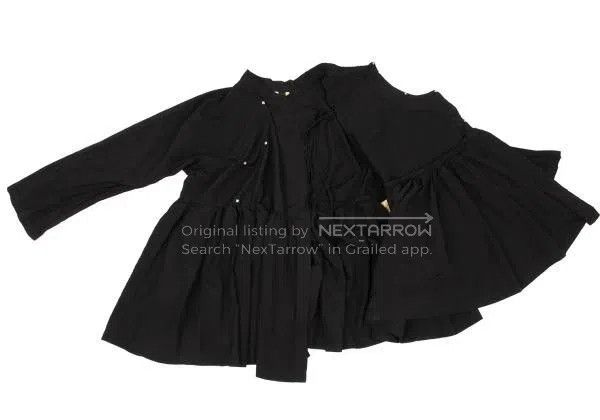 Comme des Garcons Comme Des Garcons Vintage black Chinese cheongsam top Size S / US 4 / IT 40 - 7 Thumbnail