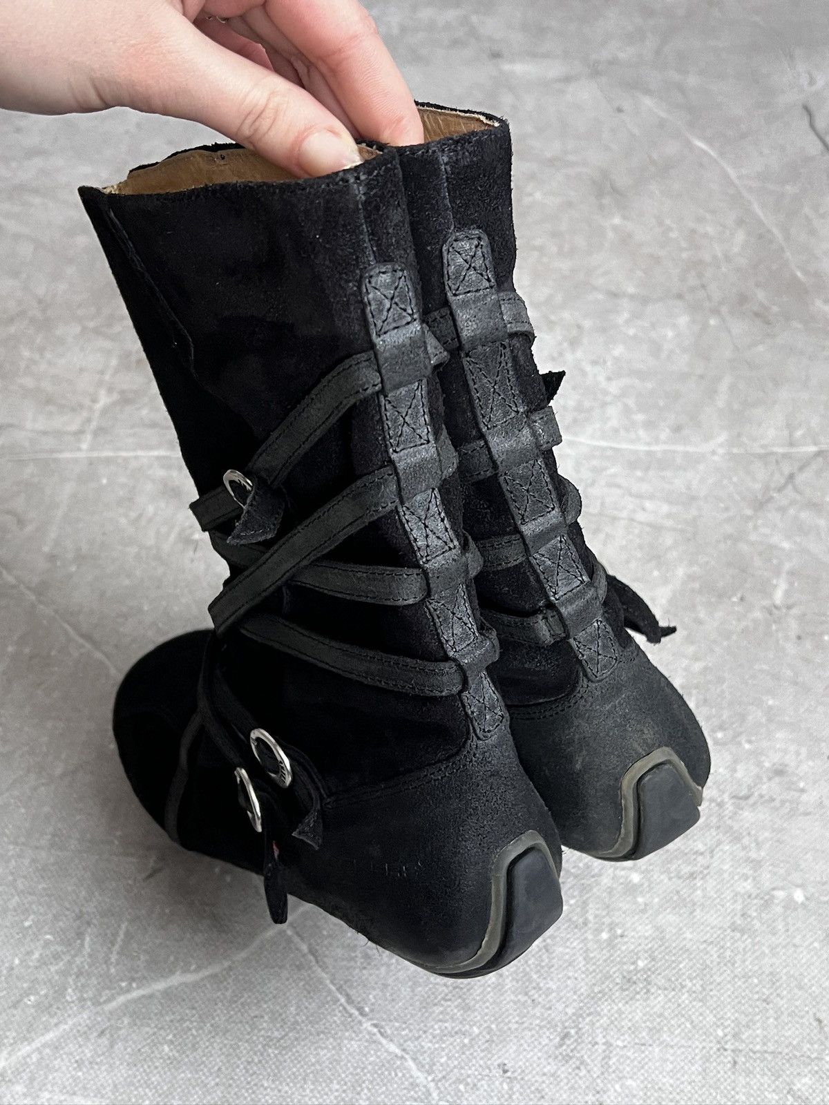 Maison Margiela Rare belted boxing style boots hype maison margiela y2k Size US 7.5 / EU 40-41 - 9 Thumbnail