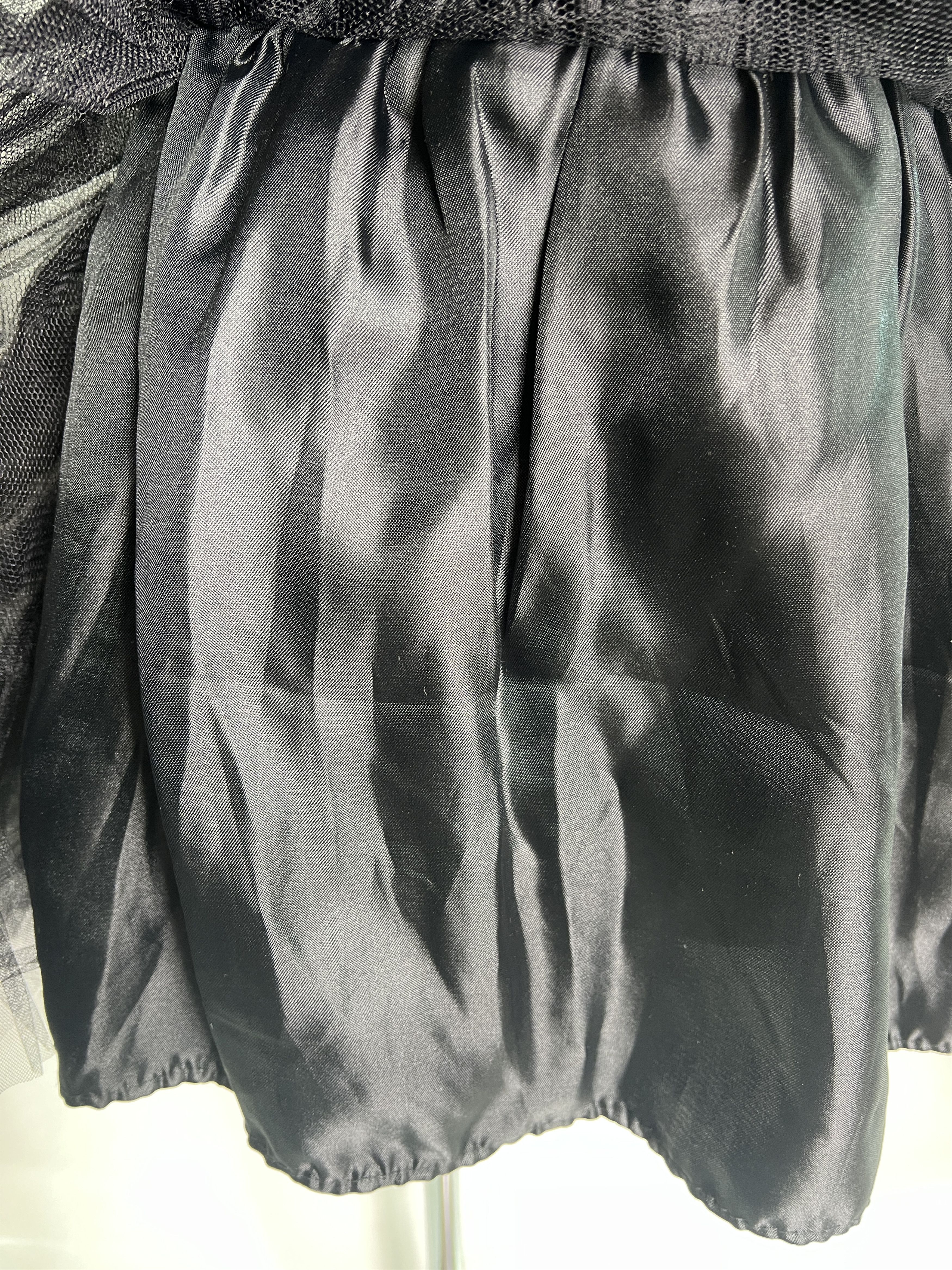 Handmade Tulle skirt, fluffy tutu, black Size 22" - 5 Thumbnail