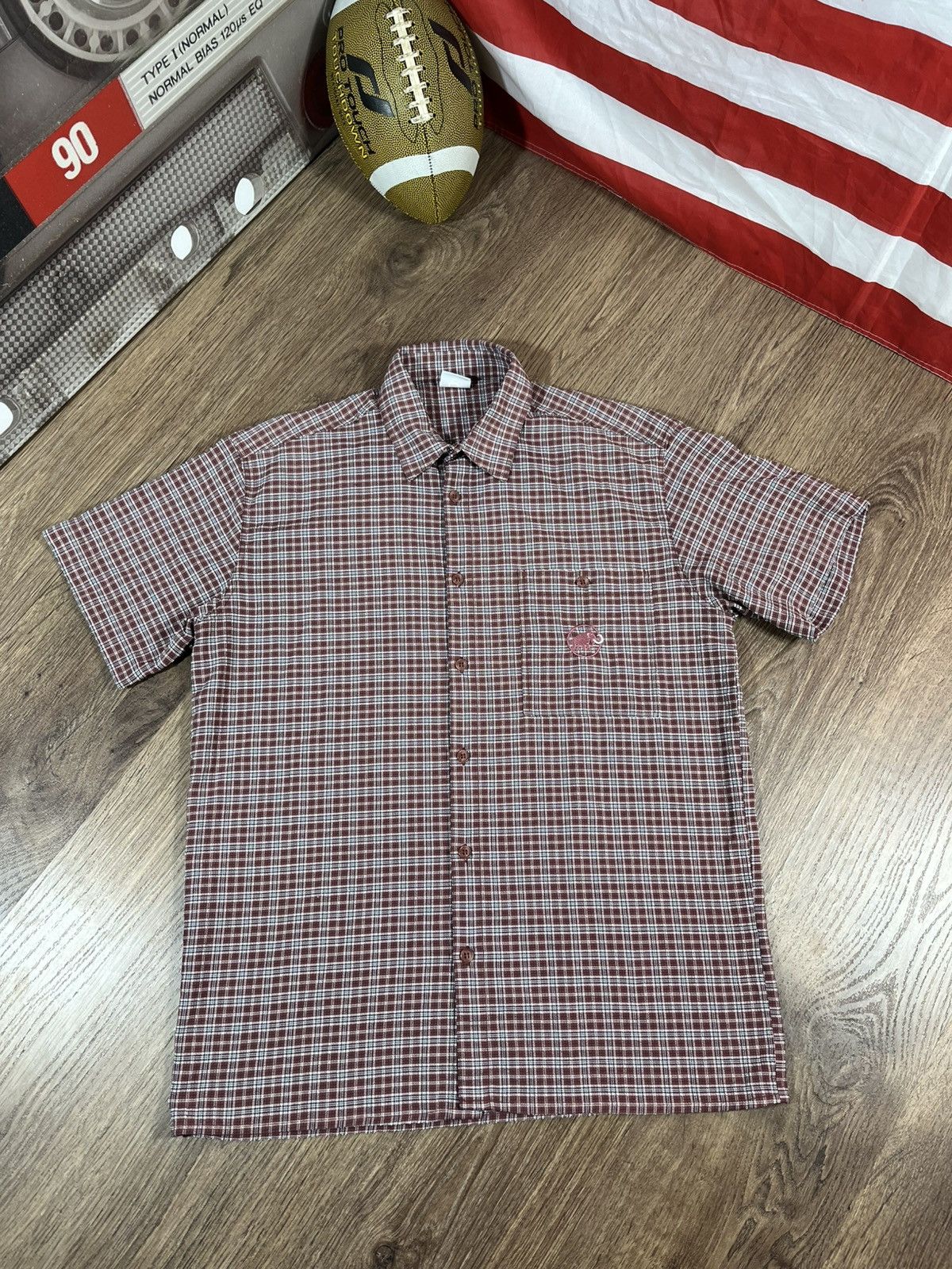 Mammut Mammut Short Sleeve Checked Shirt Outdoor Life Size US M / EU 48-50 / 2 - 1 Thumbnail