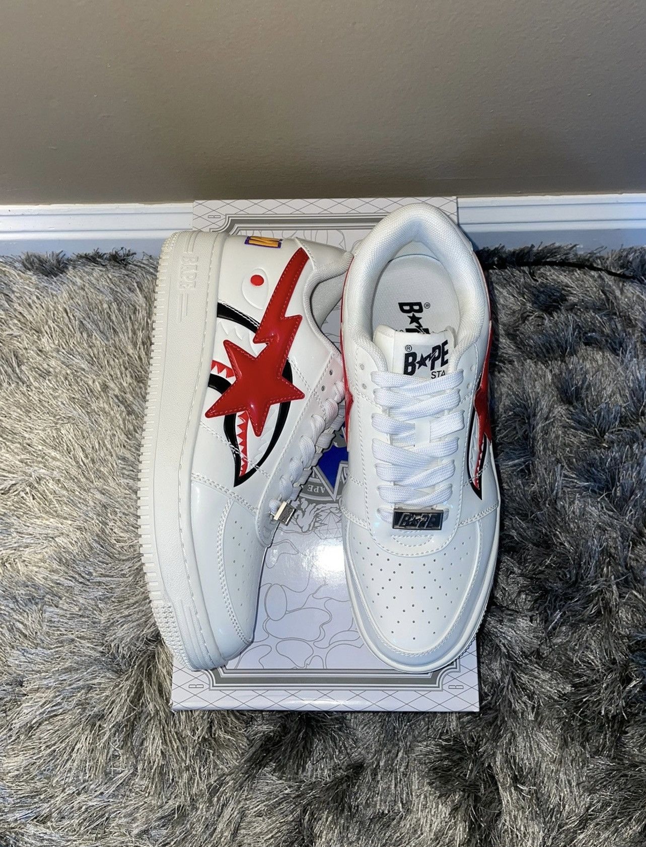 Bape SHARK BAPESTA LOW M2 Size US 9 / EU 42 - 3 Thumbnail