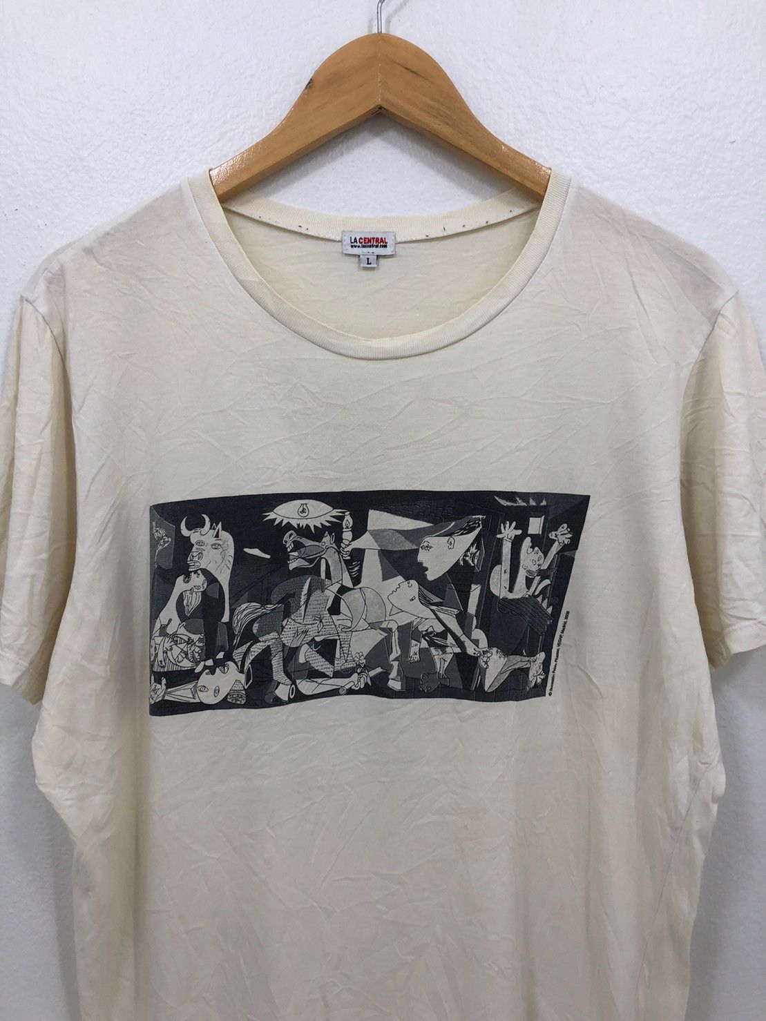 Vintage Vintage 00's PABLO PICASSO Guernica shirt Art BN Size US L / EU 52-54 / 3 - 1 Thumbnail