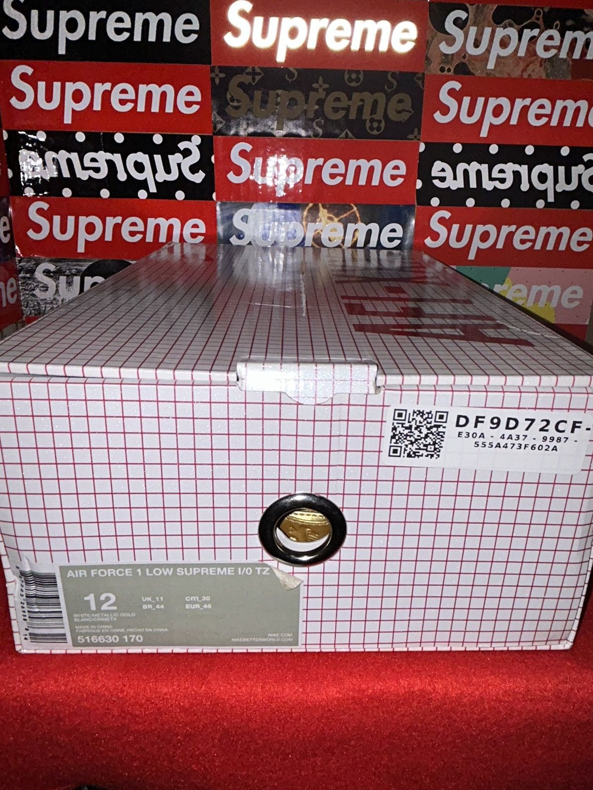 Nike Nike Air Force 1 Low ‘Supreme Gold Medal’ 516630-170 size 12 Size US 12 / EU 45 - 10 Thumbnail